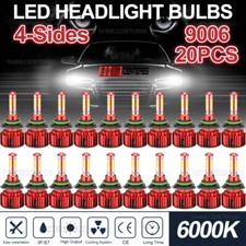 20X 4-side 9006 LED Headlight Kit Bulbs LOW Beam Lamp 6000K Super Bright White picture