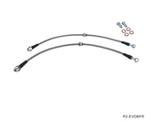 P2M Stainless Steel Braided Front Brake Lines Mitsubishi Lancer Evolution 8 VIII picture