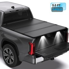 5FT Hard Tonneau Cover For 2005-2026 Nissan Frontier Bed Cover 3-FOLD picture
