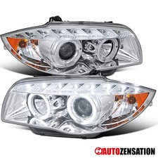 Fit 2004-2011 BMW E87 2007-2013 E82 E88 LED Halo Projector Headlights Head Lamps picture