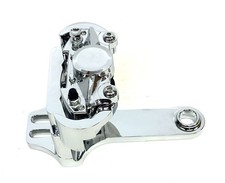 BREMBO CHROME PULLEY BRAKE CALIPER & BRACKET HELLBOUND STEEL WIDE TIRE CHOPPER picture