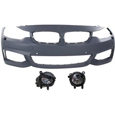 51118060887 63177315559 63177315560 New Bumper Covers Fascias Set of 3 Front picture