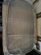 Vintage 1934 Ford Style Grille Insert Stainless Vertical Bar Barn Find Par picture