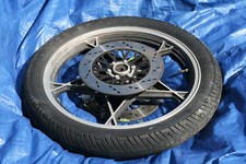 1981 SUZUKI GS850GL OEM FRONT  RIM TIRE BALLED picture
