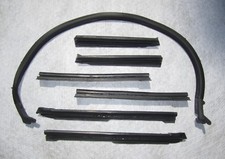 1968 1972 GM A Body Convertible Roof Rail Weatherstrip Set. Frese New Rubber picture