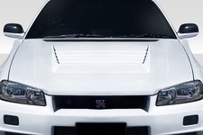 For 1999-2002 Skyline R34 Duraflex D1 Hood - 1 Piece picture