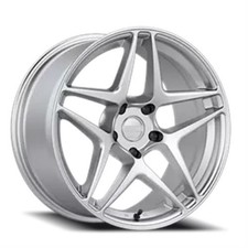 Kansei Astro K15H 18x8.5 5x114.3 +35 Hyper Silver Wheel Rim 73.1 Bore picture