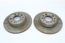 2010-2012 VW Golf GTI MK6 Rear Left & Right Brake Rotor Rotors Set 272 mm picture