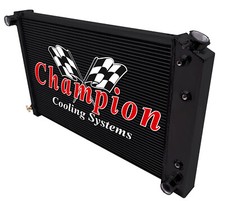 AAR Champion 3 Row Black Finish Radiator for 1970 - 1981 Chevrolet Camaro picture