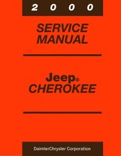 2000 Jeep Cherokee Factory Shop Service Manual picture