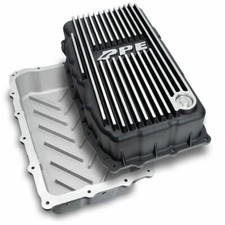 PPE Brushed Aluminum Deep 10L80 Transmission Pan For 20+ Chevy GMC 3.0L Duramax picture