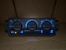 *REBUILT* LED 99-02 SIERRA SILVERADO TAHOE SUB YUKON MANUAL AC CONTROL W/ RR DEF picture