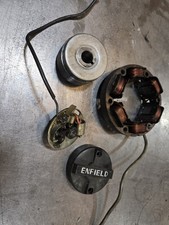 Royal Enfield Classic Bullet 500cc Electrics Stator Dynamo, Points plate Pkg picture