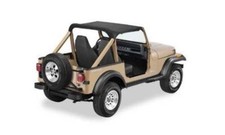 Pacific Brief Bikini Top Heavy Duty Fits 1992-1995 Jeep Wrangler Black picture