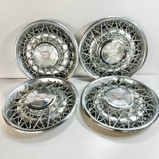 1975-1984 Cadillac Deville 15 inch Wire Spoke hubcap wheel covers 16725 2 253786 picture