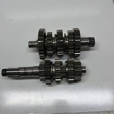 02 - 04 2003 HONDA CRF 450 R TRANSMISSION GEAR BOX MAIN COUNTER SHAFT GEARS GOOD picture