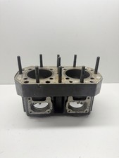 1977-1990 KAWASAKI JET SKI 440 JS440 CYLINDER TOP END W/ PISTONS 68MM OEM        picture