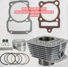 70mm Big Bore Kit (Hawk, TaoTao, Apollo, SSR, RPS)  CG250 Air Cooled Engines picture