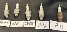 Vintage NOS Champion Spark Plugs Lot of 5 Tractor Industrial Flathead H-12 H-11 picture