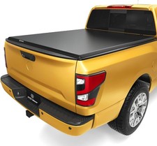Soft Tri-Fold Truck Bed Tonneau Cover for 2005-2026 Frontier 5ft Bed picture