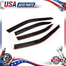 Vent Shade Fits For Honda Civic 1996-2000 4x JDM 3D Wavy Mugen Style Tape-on picture