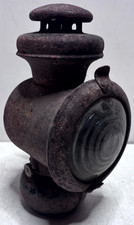 Vintage Ford Model T Kerosene Tail Lamp Early 1900s Steel Automobile Lantern picture