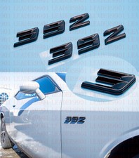 2x Gloss black 392 Emblems 392 Side Fender Badge 3D for 392 Emblem  picture
