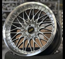 SET(4) 18X8.5/18x9.5 5X114.3 FLOW FORMED WHEELS CIVIC XB IS250 TSX ACCORD CAMRY picture
