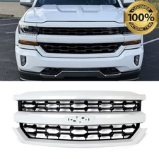 Fit 2016-2018 Chevrolet Silverado 1500 LTZ Summit White Front Bumper Grille New picture