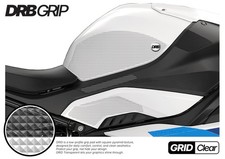 DRB Grip For BMW S1000RR (2019~) Tank Grips (GRID/Clear) picture