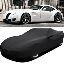 For Wiesmann GT Full Car Cover Waterproof Outdoor Indoor Satin Stretch Black picture