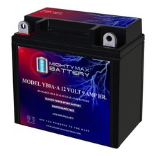 Mighty Max YB9A-A -12 Volt 9 AH, 130 CCA, Rechargeable Maintenance Free SLA AGM picture