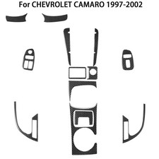 13Pcs Chevrolet Camaro full interior real carbon fibre trim kit 1997-2002 picture
