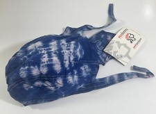 Zan Headgear Tank Tie Dye Flydanna Cruiser Motorcycle Headwear-Blue / One Size picture