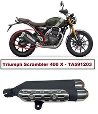 Genuine Exhaust Silencer Fit For Triumph Scrambler 400 X - TA591203 picture