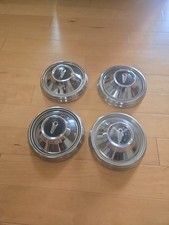 VINTAGE 1967-69 PLYMOUTH BARRACUDA GTX ROAD RUNNER DOG DISH HUBCAPS HUB CAPS picture