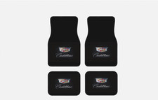 Cadillac 4PCS Universal Car Floor Mats Auto Carpets Interior Trim Accessories picture