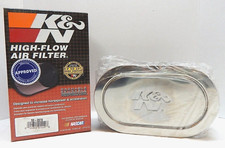 K&N 59-2870 K&N Marine Filter Flame Arrestor Red Air Intake Filter Stainless Top picture