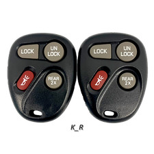 1996 - 2002 Chevrolet Camaro Replacement Keyless Remotes 4B Rear 2X ABO1502T picture