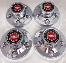 NEW SET 1978-1981 Chevy EL CAMINO MALIBU Wheel CHROME Center Hub Caps picture