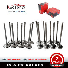 ENGINE 16x INTAKE & Exhaust VALVE SET For Jaguar XF Land Rover AJ200 204PT 2.0T picture