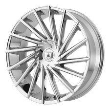 22x9 Asanti Black ABL-18 MATAR Chrome Wheel 5x120 (35mm) picture