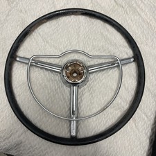 1950s Chris Craft Wood Boat Steering Wheel picture