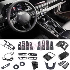 Carbon Fiber Gear Shift Panel Frame Cover Trim For Honda Accord 2023-2026 ABS picture