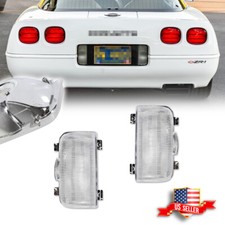 2PCS Clear Lens Tailgate Reverse Backup Lights Lamps for 1991-1996 Corvette C4 picture