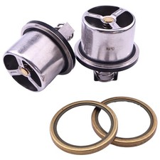 82℃ 2Pcs Thermostat 23532436 Fits for Detroit Engine Series 60 picture