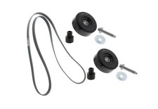 2x Drive Belt Idle Roller (on Engine Console) + Belt for Porsche 911 Brand New picture