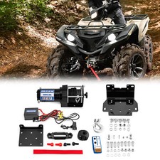 3000lb 12V Electric Winch Mount Kit For Yamaha Grizzly Kodiak 700 2016-2026 picture
