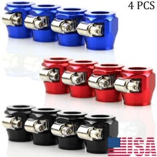 4PCS AN Hex Hose Finisher Clamp Various Hose Finishers Flare Fitting End Cover picture
