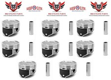 8 Silvolite Pistons with Coated Skirts fits 1970-1991 Jeep 360 V8  picture